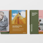 Front Sight of Spiral Ring Catalog Book Mockup