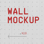 Front Sight of Street Wall Mockup