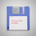 Front Sight of Vintage Disk Mockup