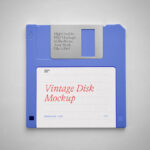 Front Sight of Vintage Disk Mockup