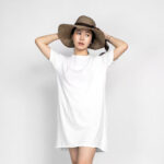 Front Sight of Woman Wearing Tunic Mockup