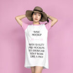 Front Sight of Woman Wearing Tunic Mockup