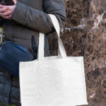 Front Sight of Women Hanging Tote Bag Mockup
