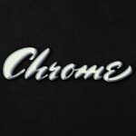 Front Sights of Original Chrome Mockup / Text Effect