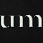 Front Sights of Original Chrome Mockup / Text Effect