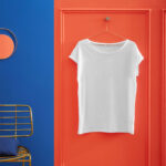 Front View Hanging T-shirt Mockup