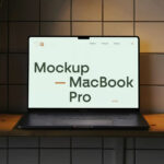 Front View MacBook 16 Pro Mockup