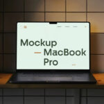 Front View MacBook 16 Pro Mockup