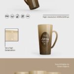 Front View of 3 Mug Mockups