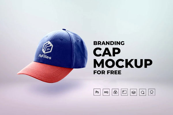 Front View of a Baseball Cap Mockup