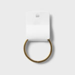 Front View of a Bracelet Packaging Tag Mockup