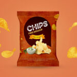 Front View of a Chips Packaging Mockup
