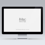 Front View of a Cinema Display Mockup