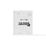 Front View of a Closed Notepad Mockup