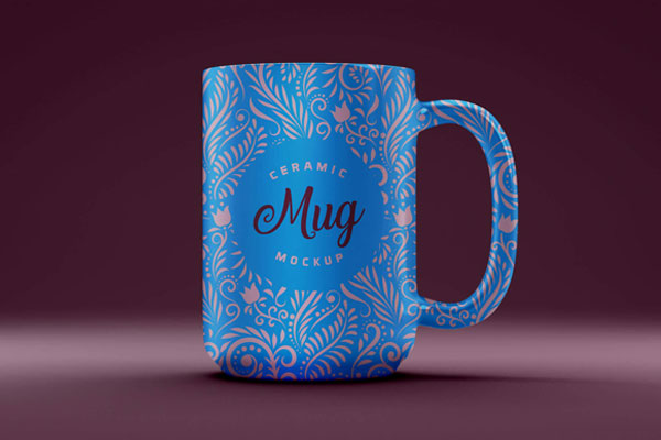 Front View of a Coffee Mug Mockup