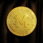 Front View of a Cryptocurrency Coin Mockup