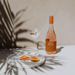 Front View of a Elegant Champagne Bottle Mockup