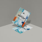Front View of a Floating Flyer Mockup