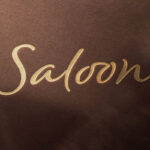 Front View of a Foil Press Logo Mockup / Text Effect