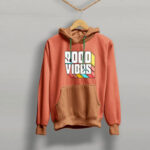 Front View of a Hanging Hoodie Mockup