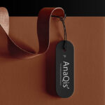 Front View of a Hanging Label Tag Mockup