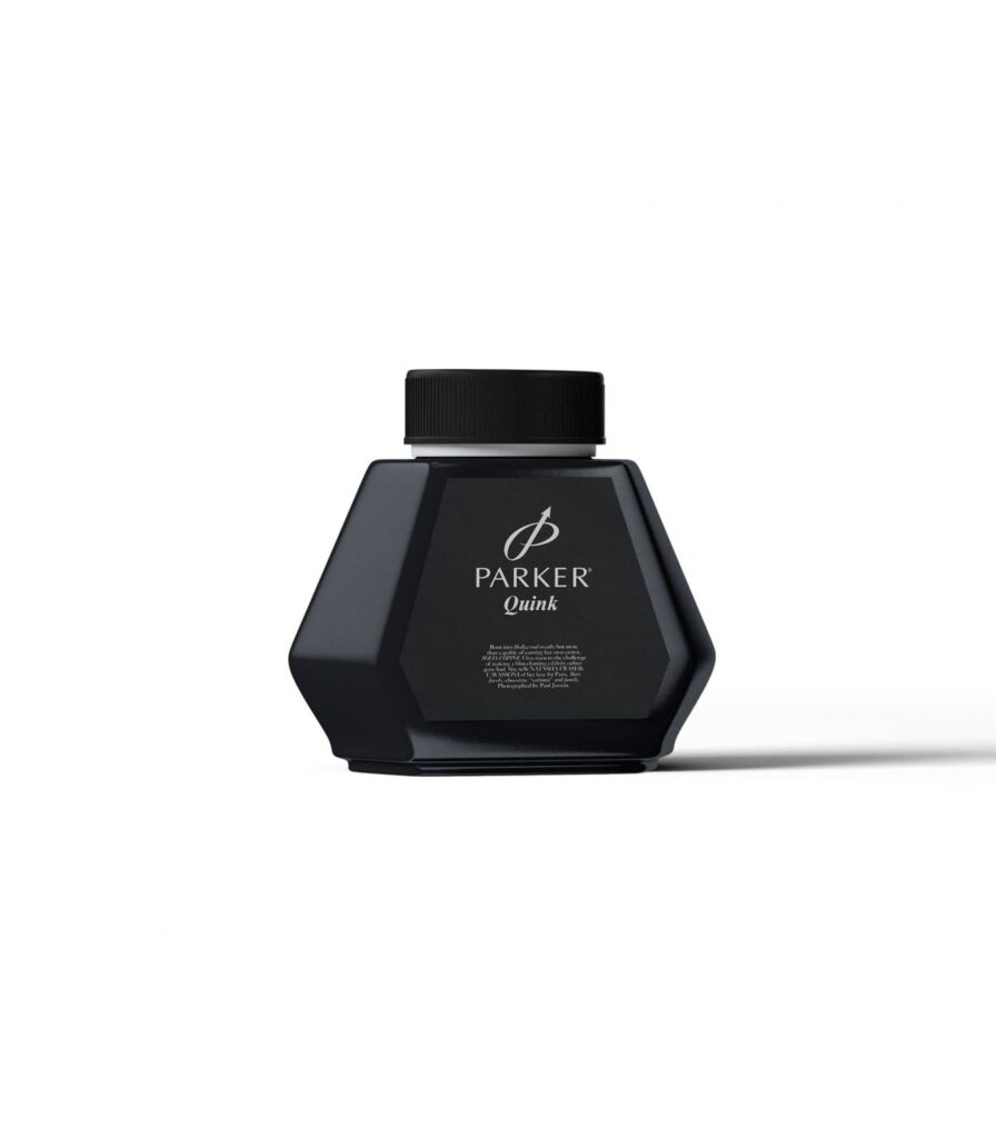 Front View of a Mini Ink Bottle Mockup