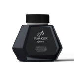 Front View of a Mini Ink Bottle Mockup