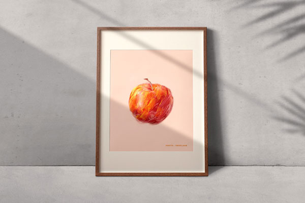 Front View of a Minimal Photo Frame Mockup