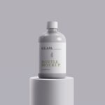 Front View of a Multipurpose Glass Bottle Mockup