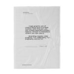 Front View of a Paper Inside Transparent File Mockup
