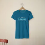 Front View of a Short-Sleeved T-shirt Mockup
