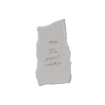 Front View of a Torn Paper Mockup
