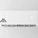 Front View of Air Conditioner Logo Mockup