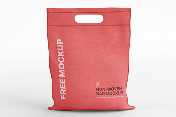 Front View of an Eco-Friendly Shopping Bag Mockup