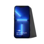 Front View of an iPhone 13 Pro Mockup