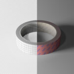 Front View of Branded Tape Mockup