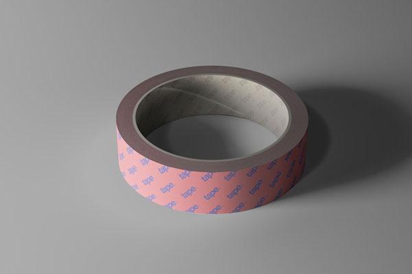 Front View of Branded Tape Mockup