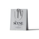 Front View of Chic Paper Bag Mockup