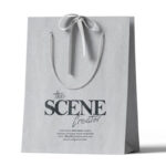 Front View of Chic Paper Bag Mockup