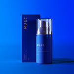 Front View of Cosmetic Packaging Mockup with Box
