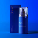 Front View of Cosmetic Packaging Mockup with Box