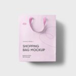 Front View of Craft Shopping Bag Mockup