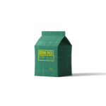 Front View of Drink Carton Packing Mockup