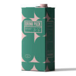 Front View of Drink Pack Mockup