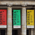 Front View of Hanging Banners Mockup