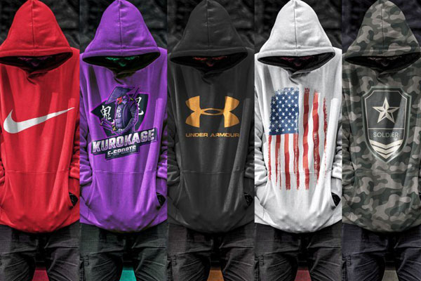 Front View of Hoodie on a Young Man Mockup