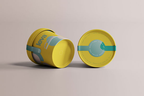 Front View of Ice Cream Mockup