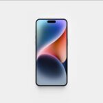 Front View of iPhone 14 Pro Max Mockup