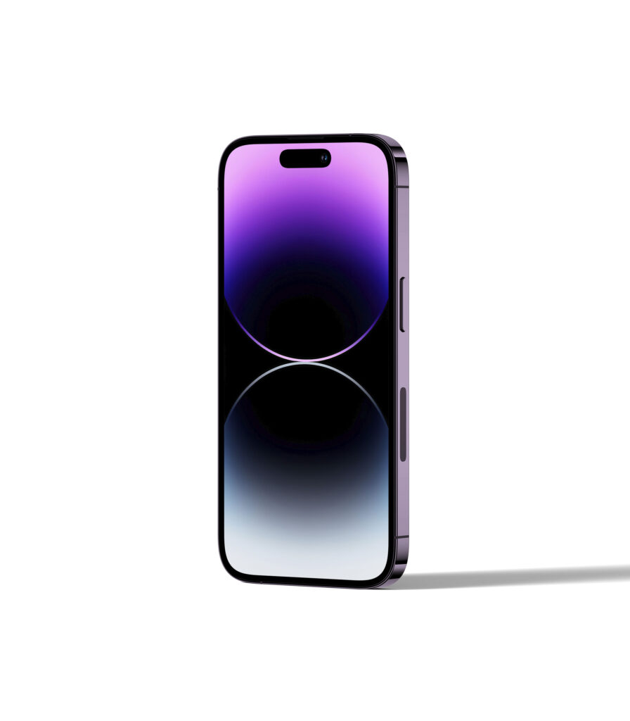 Front View of iPhone 14 Pro Mockup
