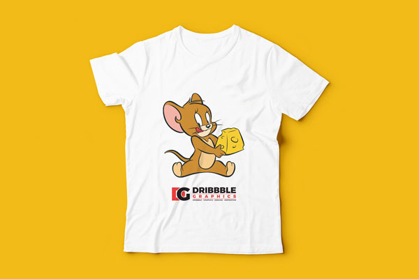 Front View of Kids T-shirt Mockup